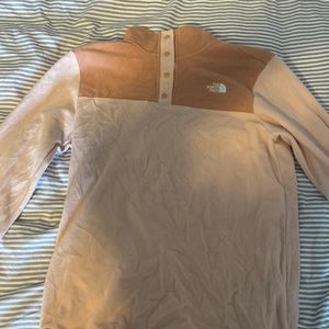 The North Face pink fleece